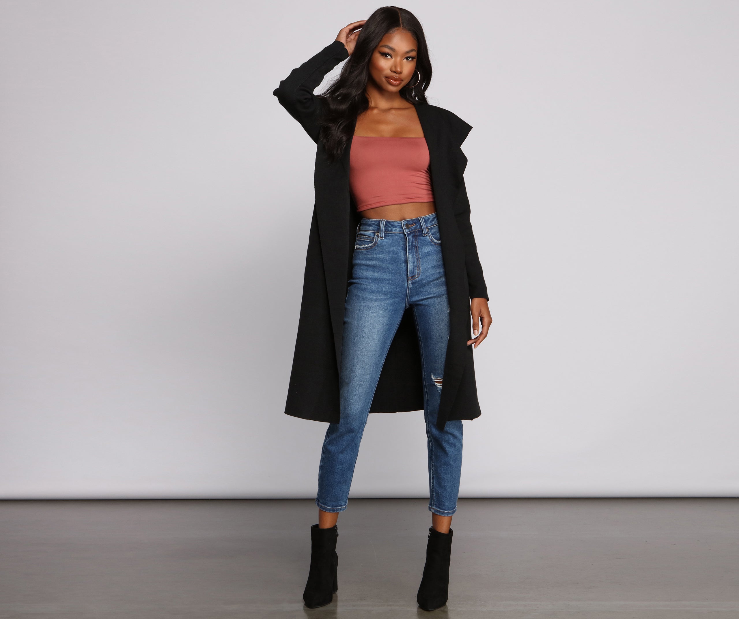 Trend Alert Tie Waist Trench Duster