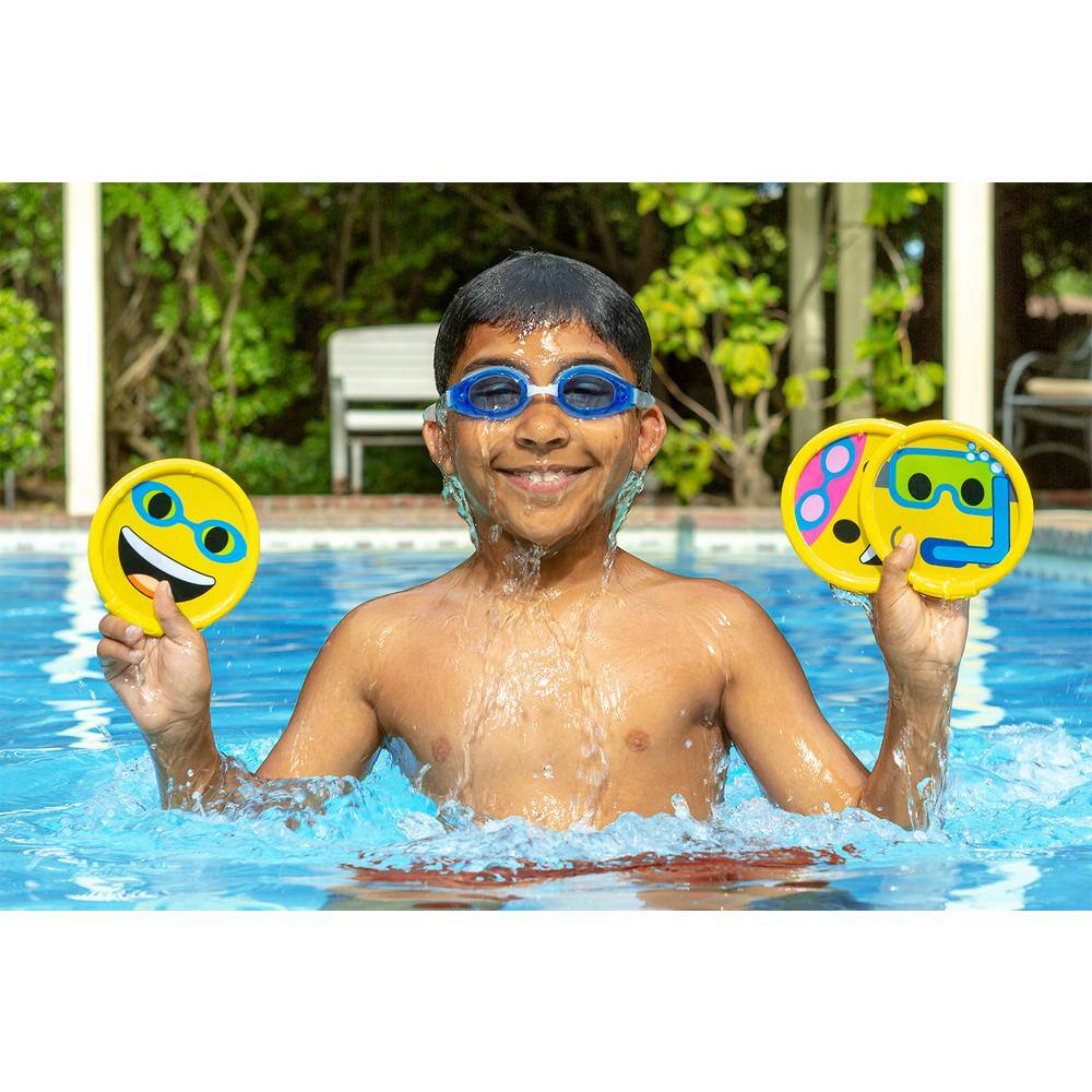 Poolmaster Emoji Dive Discs Swimming Pool Dive Toys (Pack of 3) 72729