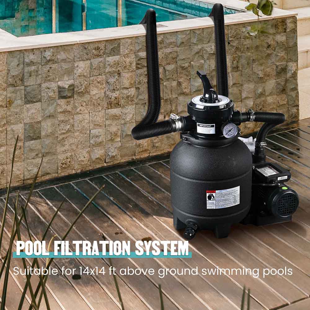 Yescom Above Ground Swimming Pool Pump and Filter System