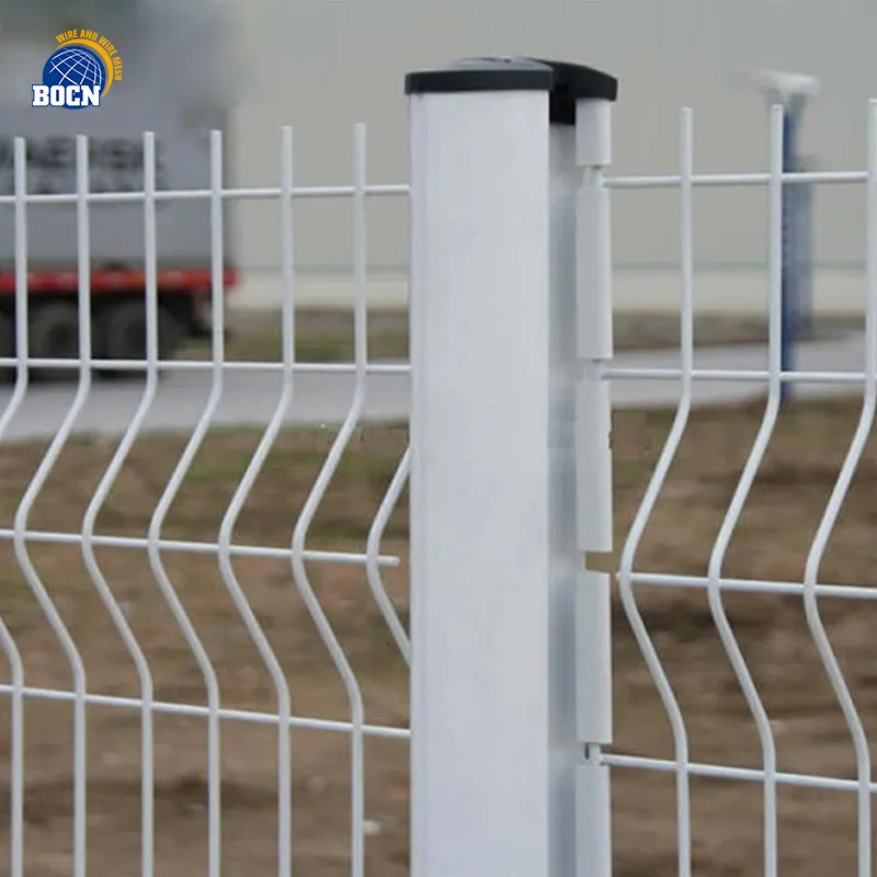 Factory supply 3D easy bend fence panel custom galvanized welded curved triangle bend fence for airport