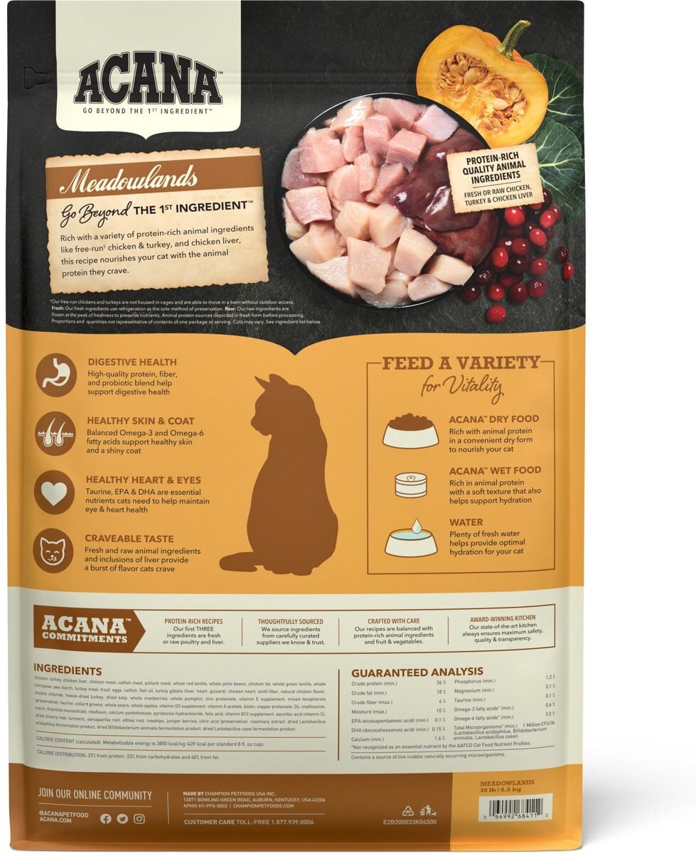 ACANA Meadowlands Grain-Free Dry Cat Food