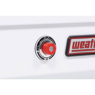 Weather Guard 41 in. White Steel Short Lo- Side Truck Tool Box 185-3-03