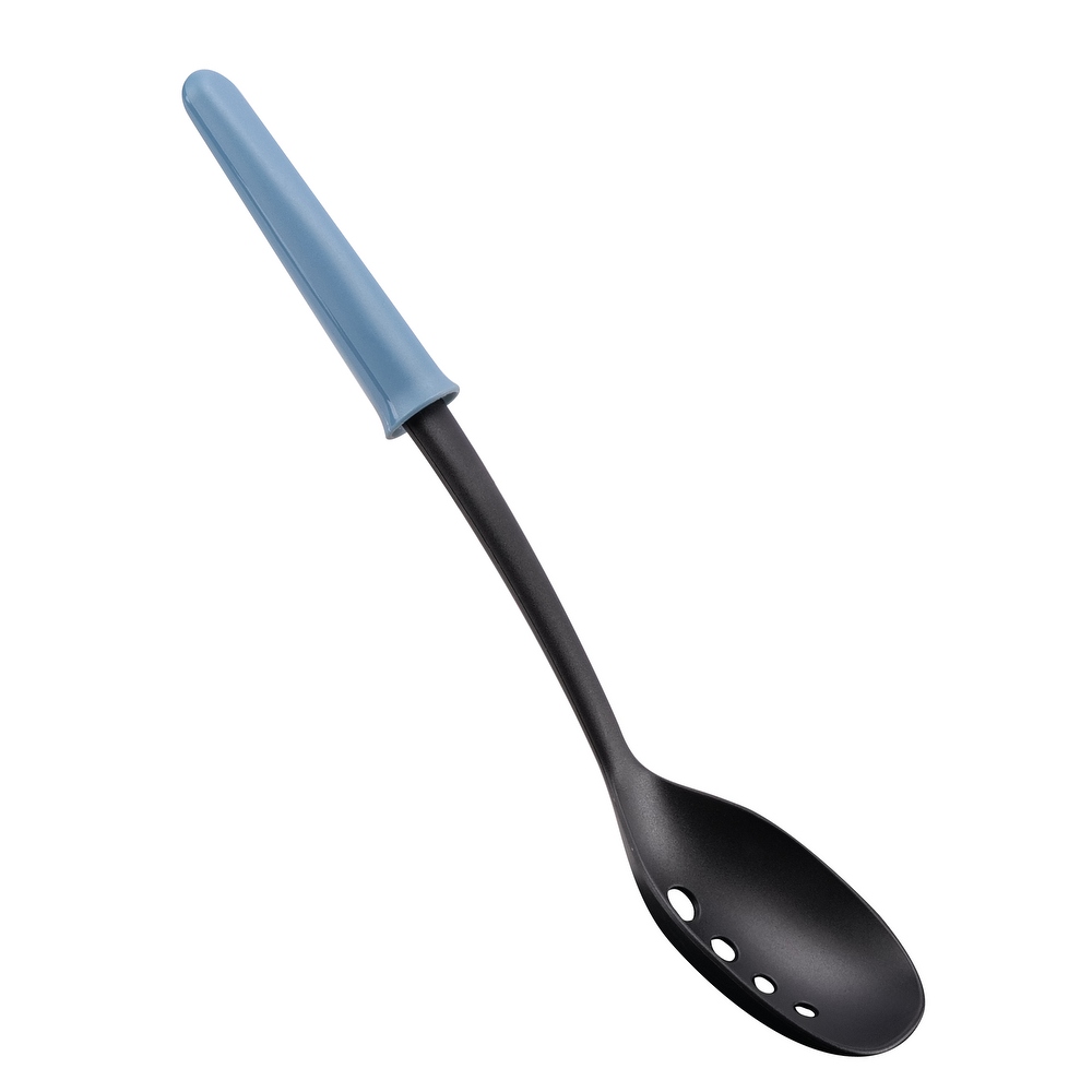 Crock Sets with 5 Pieces Kitchen Utensil with Spoon Rest  Ladle  Spaghetti Spoon  Slotted Turner  Solid Spoon  Slotted Spoon