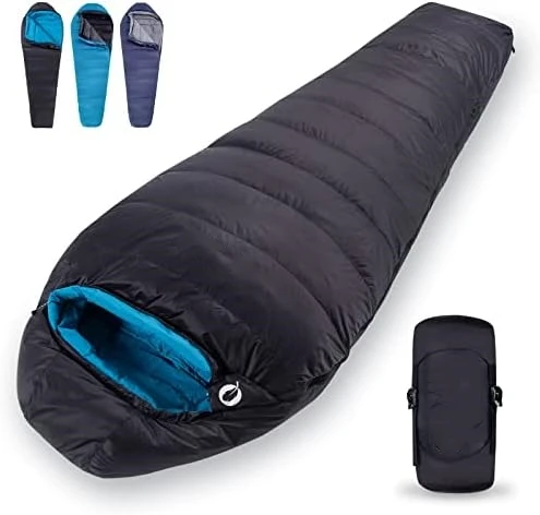 sleeping bag winter 20 for Adults Backpacking SleepingBag for Cold Weather with Compression Sack