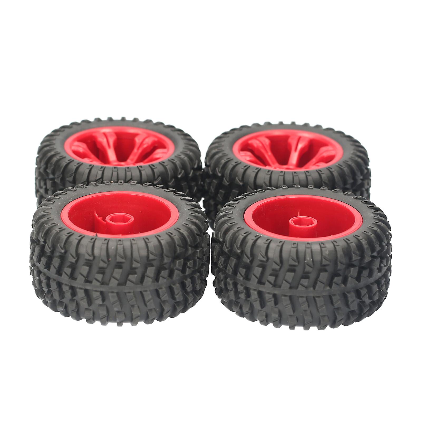 110mm Rc Car Tires 4pcs 12mm Hex For 1/12  1/14 1/10 Rock Crawler Rc Car Wltoys 12427 12429 12423 144001 124019 124018