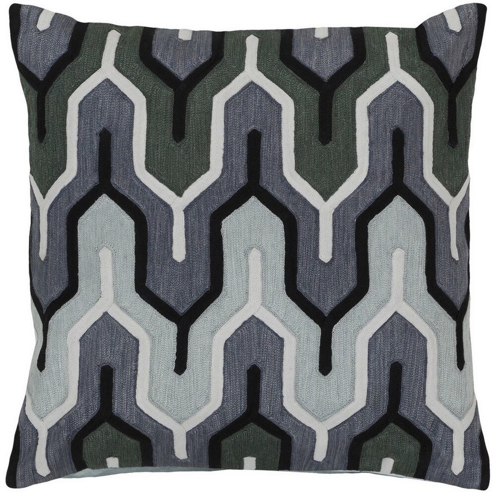 Decorative Peterlee 18 inch Geometric Pillow Cover