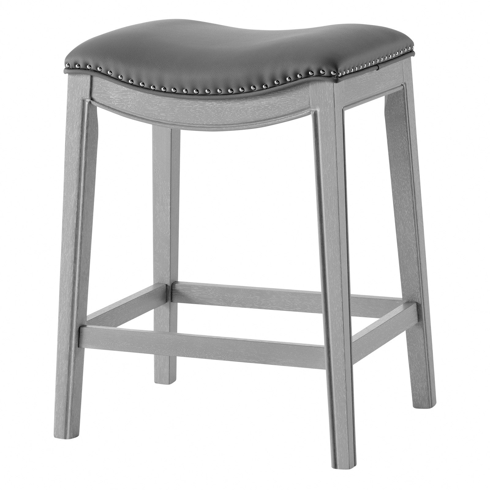 New Pacific Direct Inc Grover 25.5 in. Polyurethane Leather Counter Stool