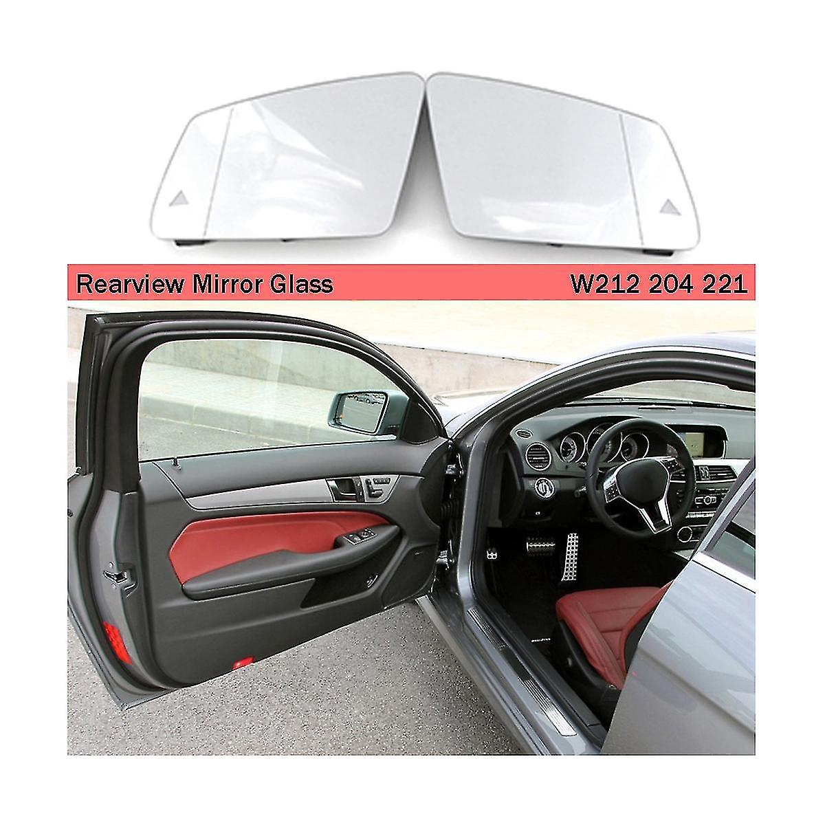 Car Rearview Mirror Glass Side Wing Reversing Lens For W212 204 221 2048103121 2048103221