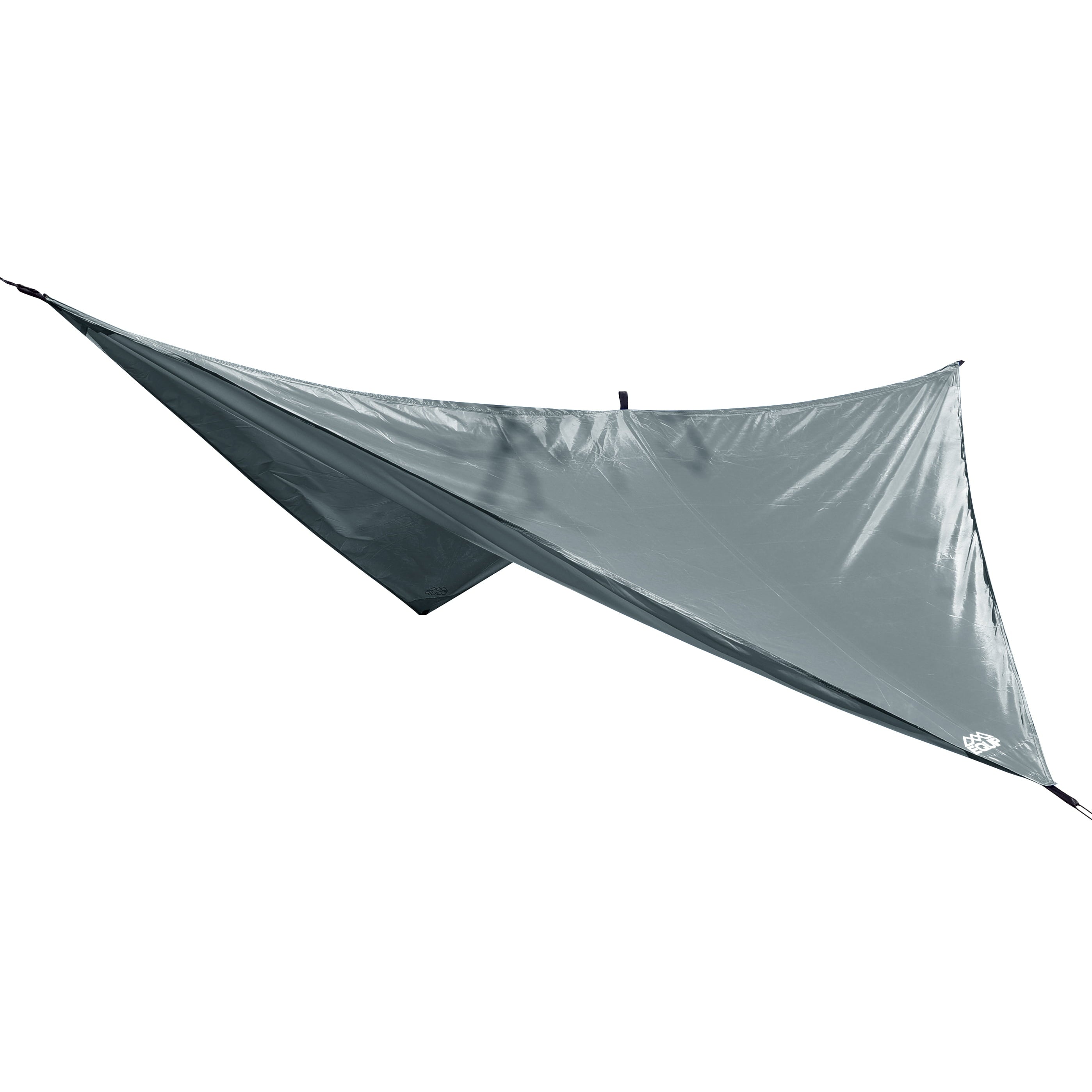 Equip Hammock Rainfly Camping with Guylines and Stakes, Gray