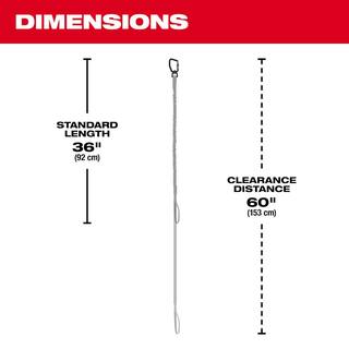 MW 35 lbs. Locking Tool Lanyard 48-22-8850