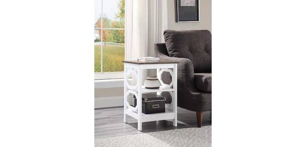 Breighton Home Odessa End Table With Open Shelves