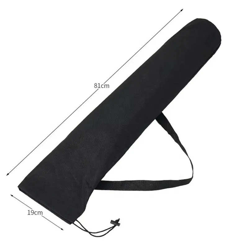 Camping Hiking Pole Bags Polyester Sunshade Tent Rod Bag Custom Logo