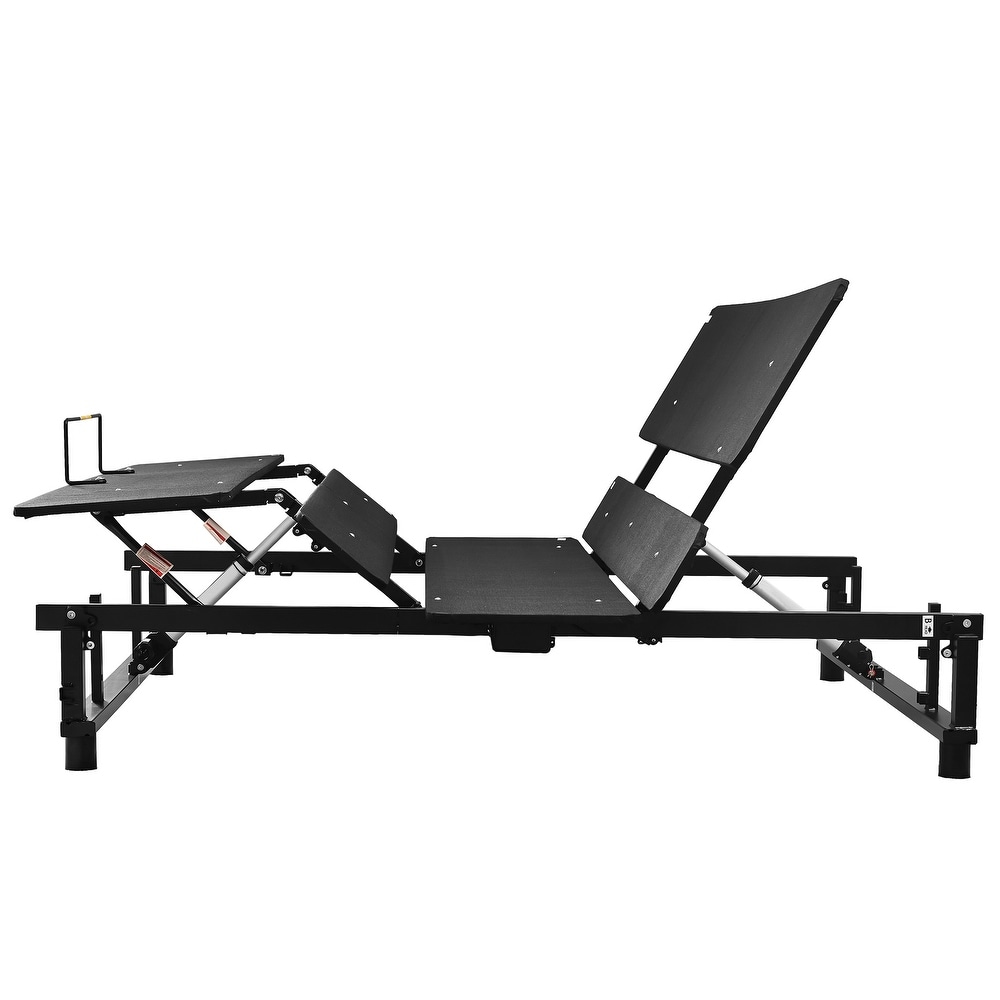 Bed Frame with Adjustable Bed Base Frame  Metal Platform Bed Frame with Head and Foot Incline Wireless Remote