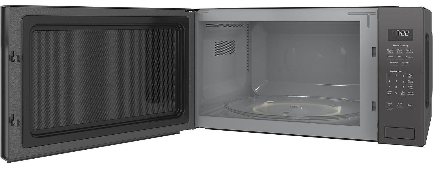 GE Profile ADA 2.2 Cu. Ft. Gray Built-In Sensor Microwave Oven