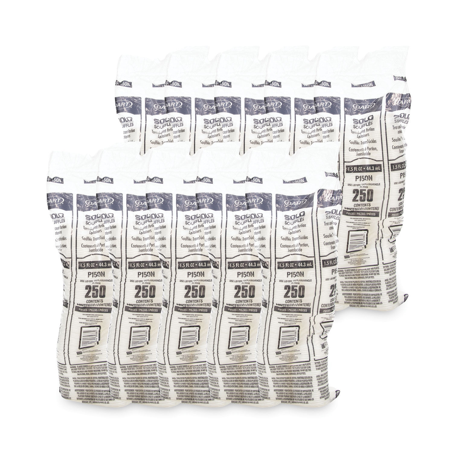 Polystyrene Portion Cups by Dartandreg; DCCP150N