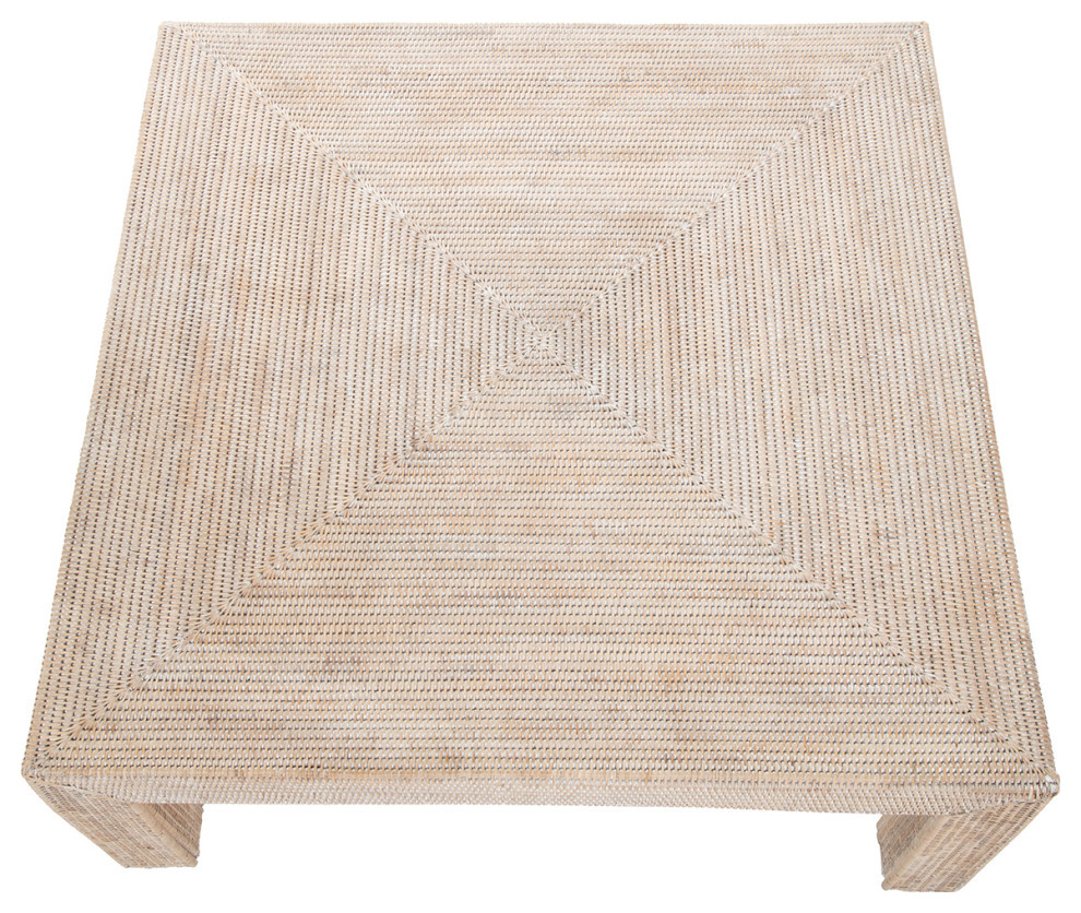 La Jolla Rattan Square Coffee Table   Tropical   Coffee Tables   by KOUBOO  Houzz