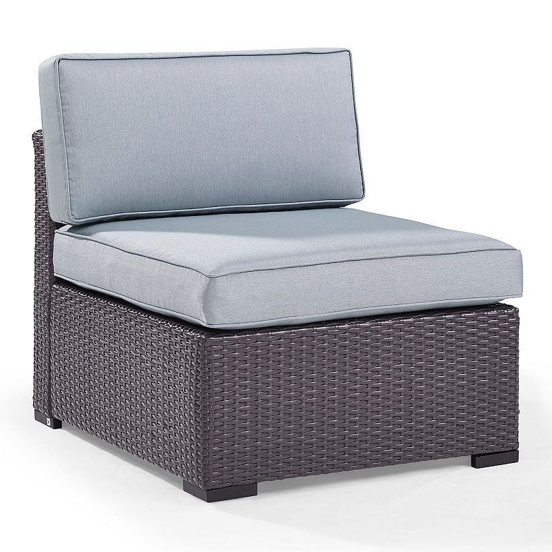 Crosley Furniture Biscayne Patio Wicker Armless Chair