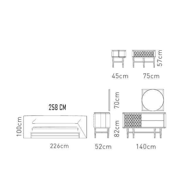 Zen Bedstead Zen001-Bed