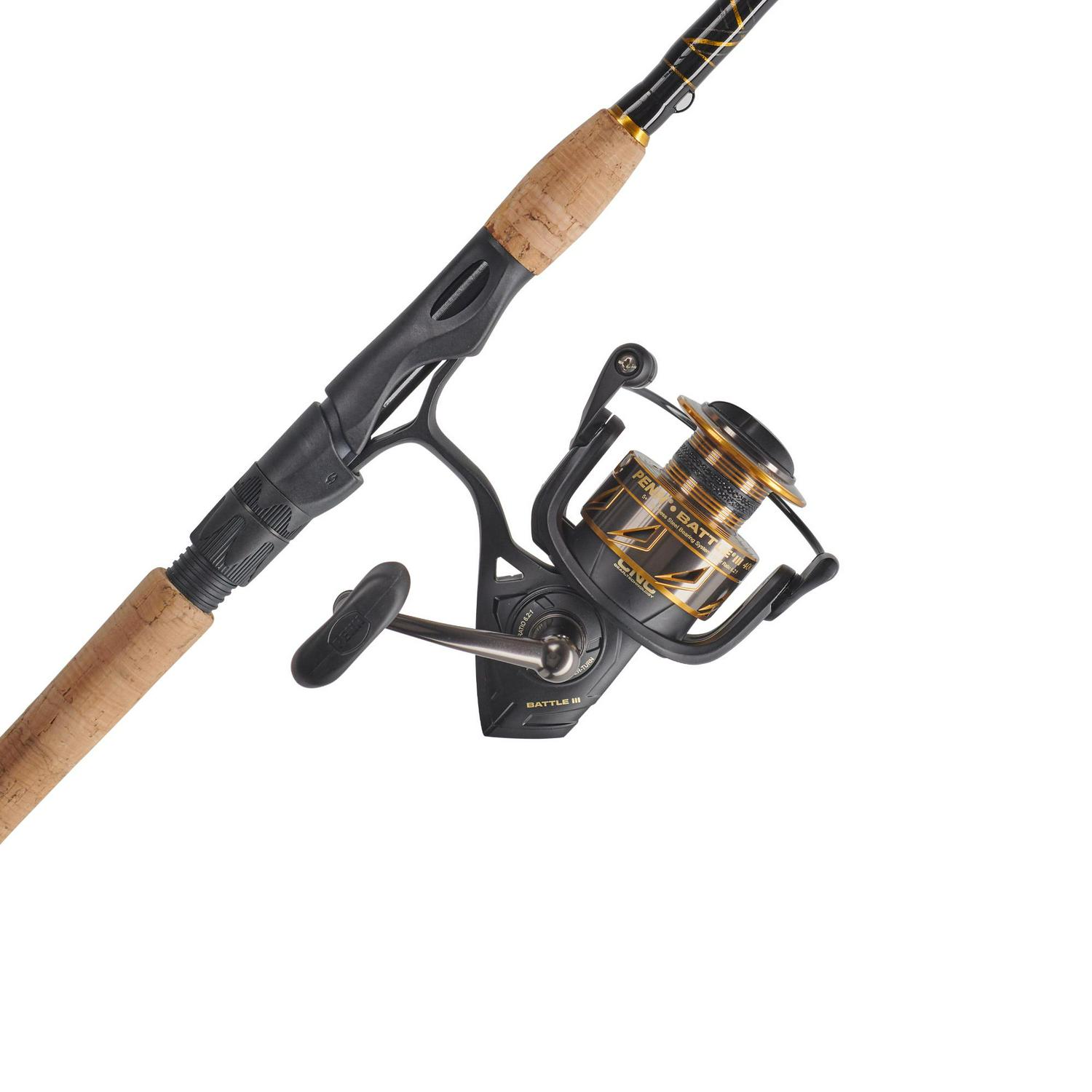 PENN 7a Battle III Fishing Rod and Reel Spinning Combo