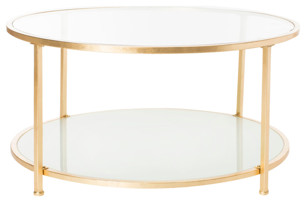 Studio Seven Ivy 2 Tier Round Coffee Table   Contemporary   Coffee Tables   by Safavieh  Houzz