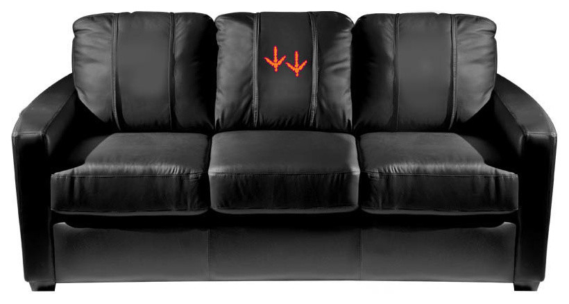 Virginia Tech Hokies Feet Stationary Sofa Commercial Grade Fabric   Contemporary   Sofas   by DreamSeats LLC  Houzz