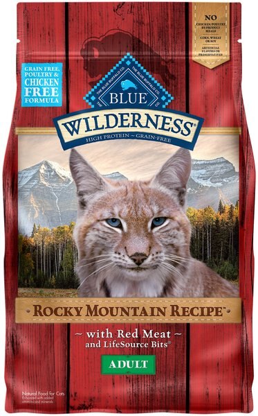 Blue Buffalo Wilderness Rocky Mountain Recipe with Red Meat Adult Grain-Free Dry Cat Food