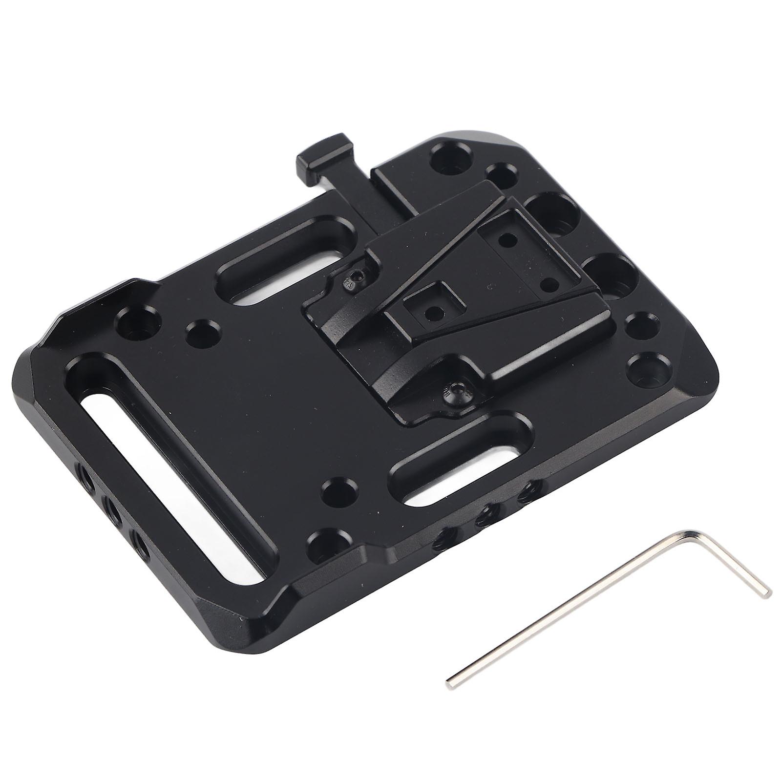 Full Metal V Mount Battery Board Base Cnc Anodized Processing V Lock Battery Quick Release Plate Adapter