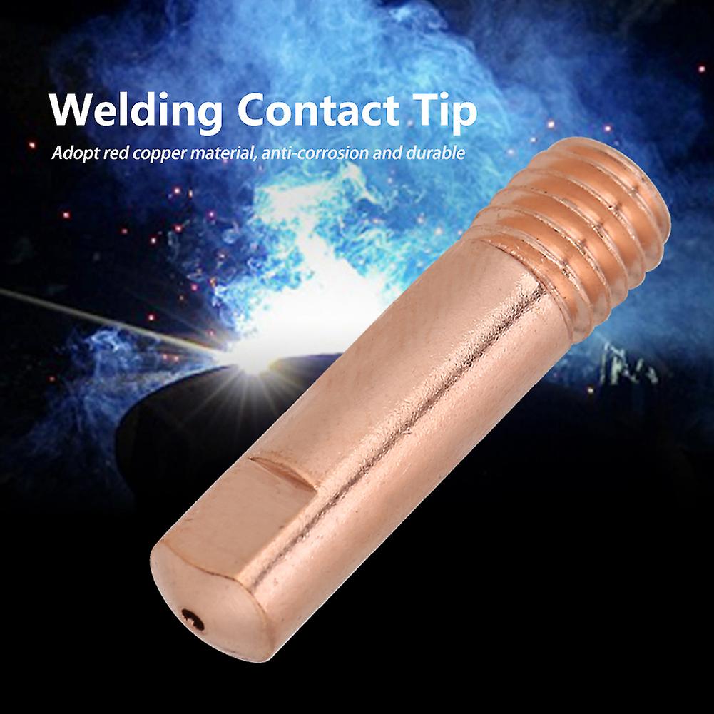 20pcs Copper Contact Tip For 15ak Mig/mag Welding Torch Consumables (1.0mm)