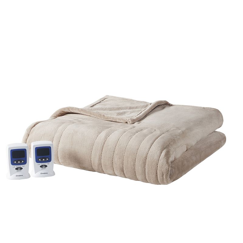 Beautyrest Microplush WiFi Enabled Heated Blanket