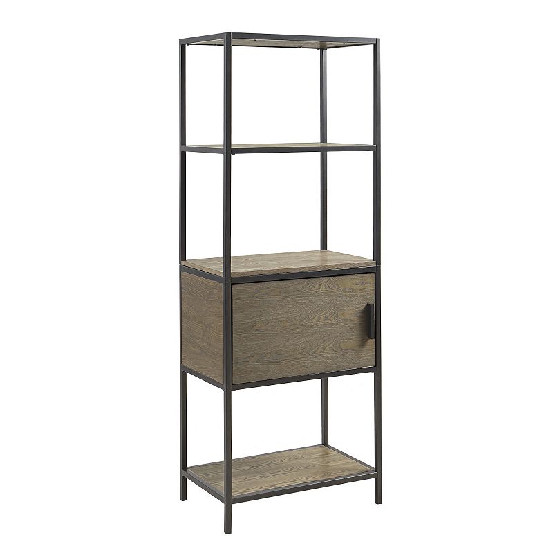 Madison Park Pagosa 3-Shelf Bookcase and Lower Storage Cabinet Set