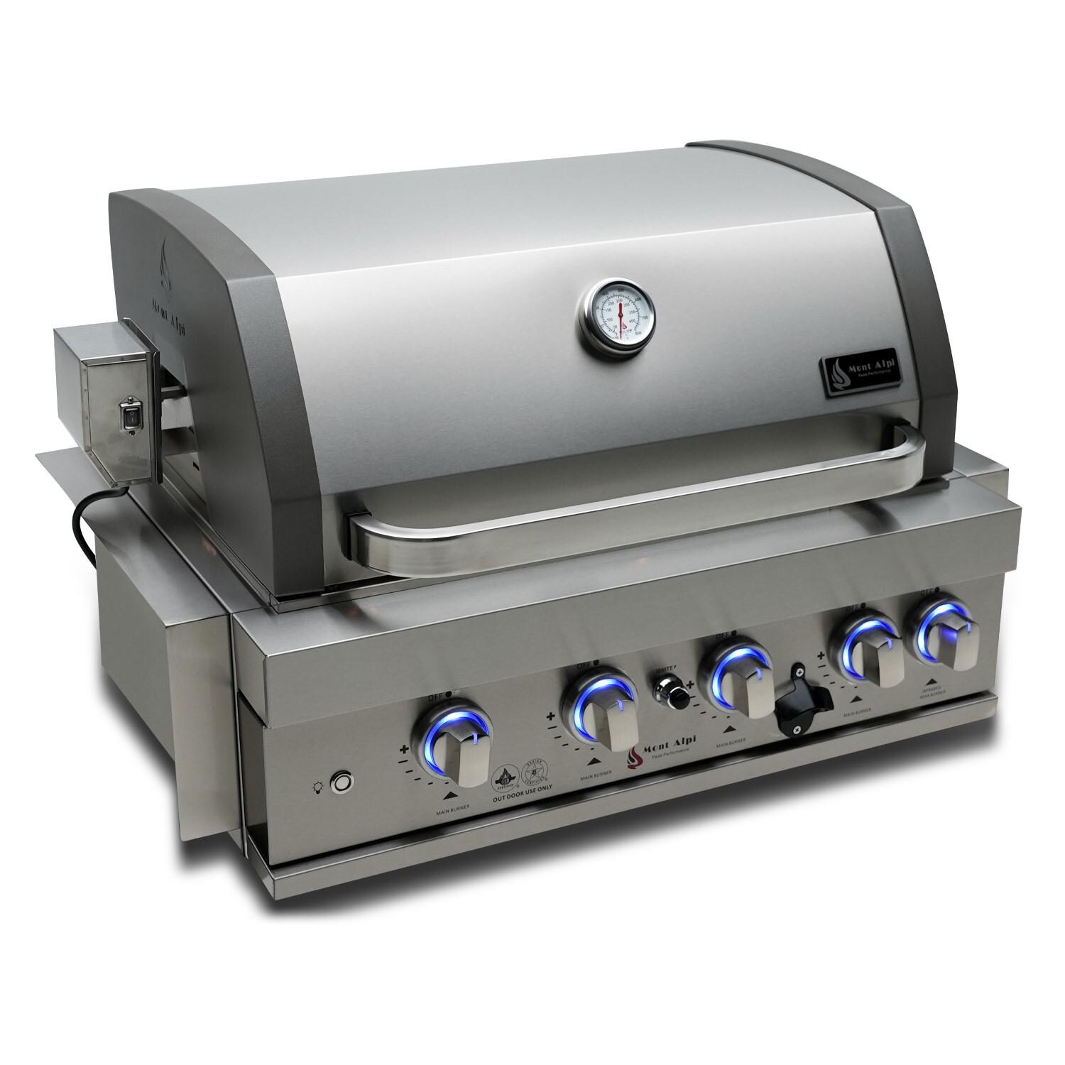 Mont Alpi 400 32-Inch Built-In Propane Gas Grill