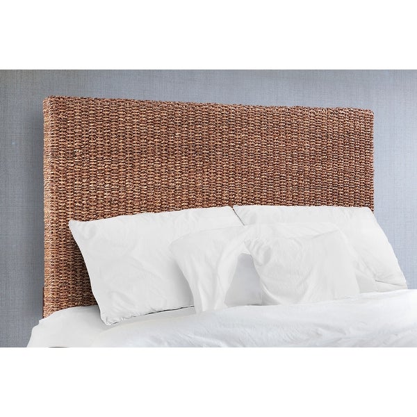 Ashbury Woven Wicker Rattan Abaca Headboard Queen - - 33034920