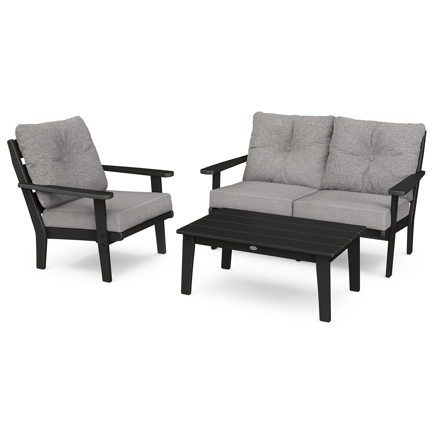 POLYWOOD Lakeside 3-Piece Deep Seating Set