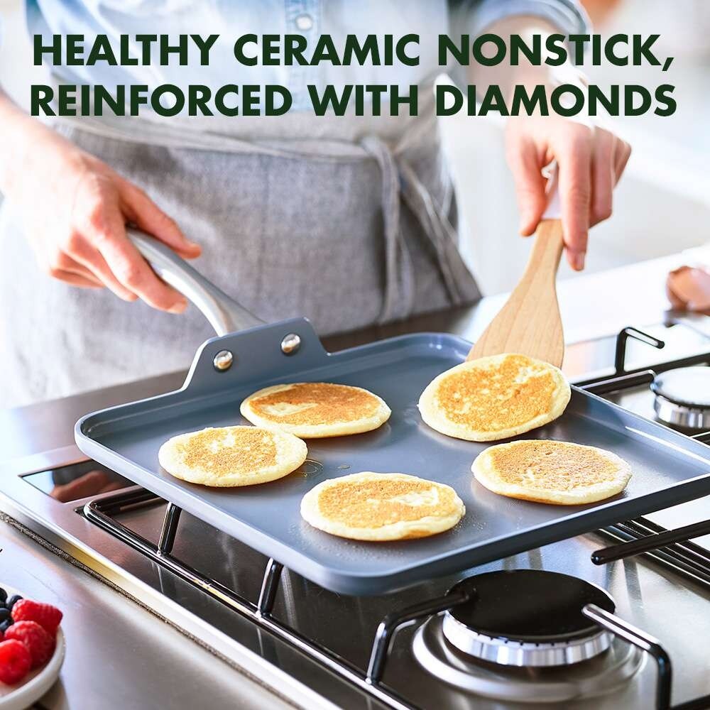 GreenPan Ceramic Non Stick Square Griddle   11''