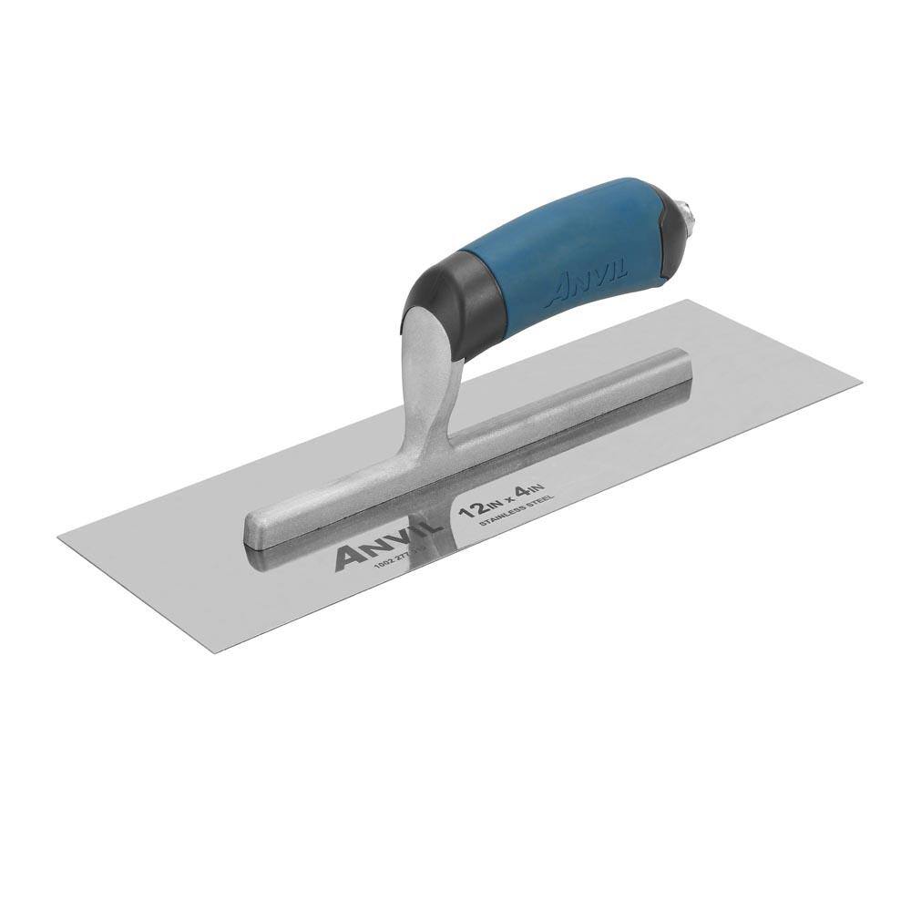 Anvil 12 in. x 4 in. Stainless Steel Trowel 57462