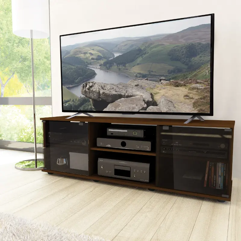 Fiji Contemporary 60 Maple Wooden TV Stand