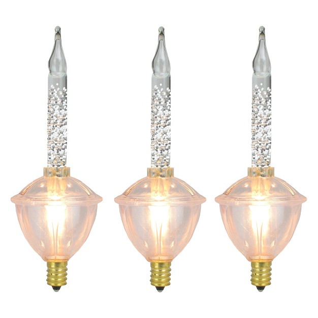 Northlight Pack Of 3 Clear C7 Retro Bubble Light Replacement Christmas Bulbs