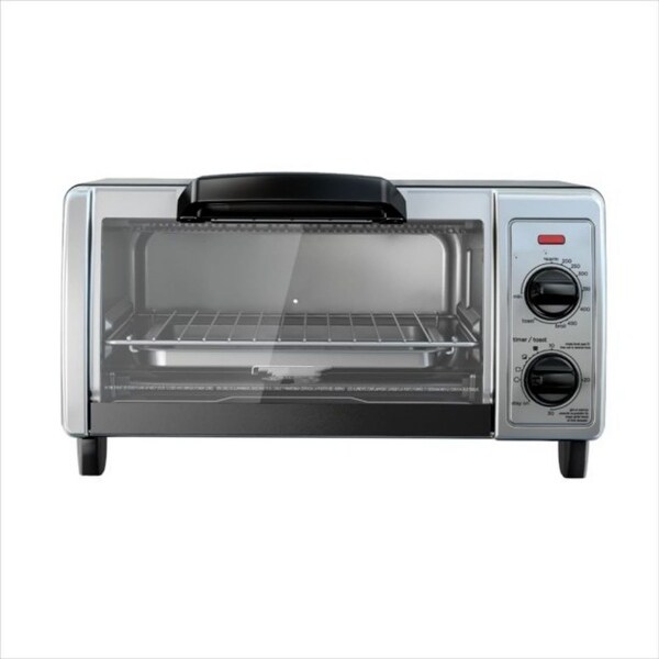 4-Slice Toaster Oven， Stainless Steel