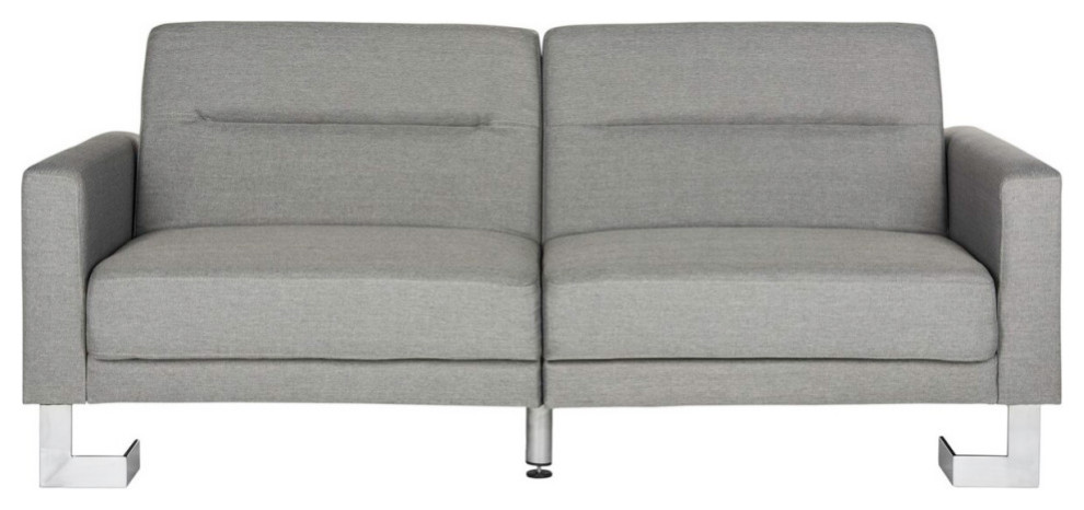 Bree Foldable Sofa Bed Grey   Contemporary   Loveseats   by AED Luxury Home Decor  Houzz