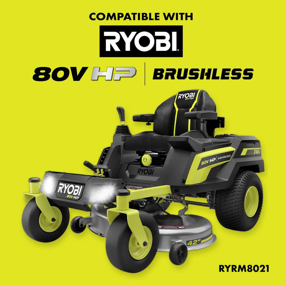 RYOBI Bagger with Boost for RYOBI 80V HP 42 in. Zero Turn Riding Lawn Mower ACRM026