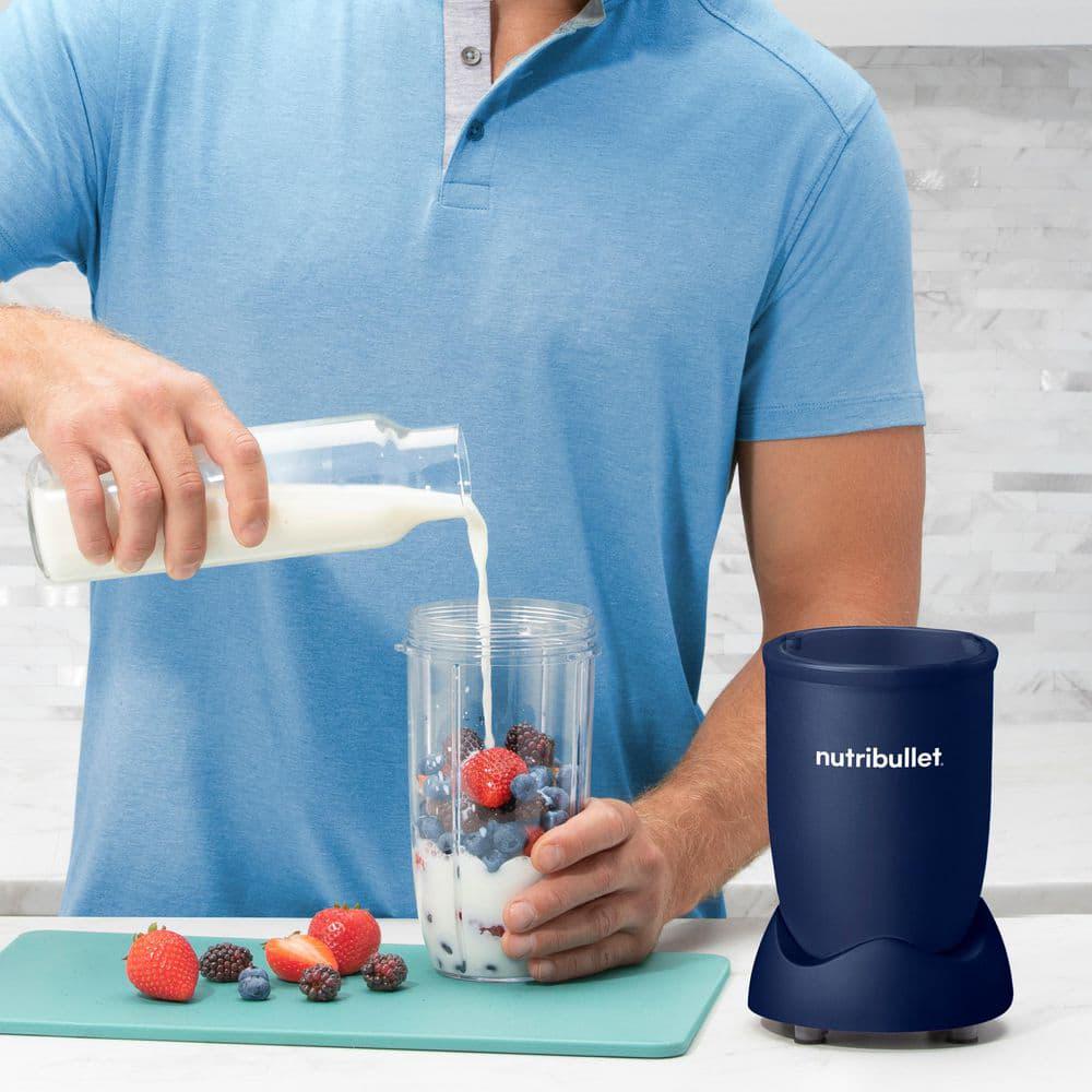 NutriBullet 32 oz Single Speed All Matte Navy Blue Pro Single Serve Blender