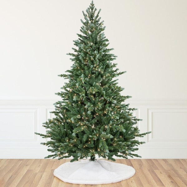 Medium Blue Spruce Artificial Christmas Tree 9' Clear Lights