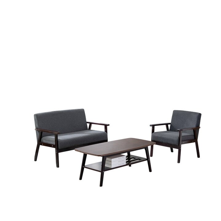 Bahamas Coffee Table Loveseat Chair Set