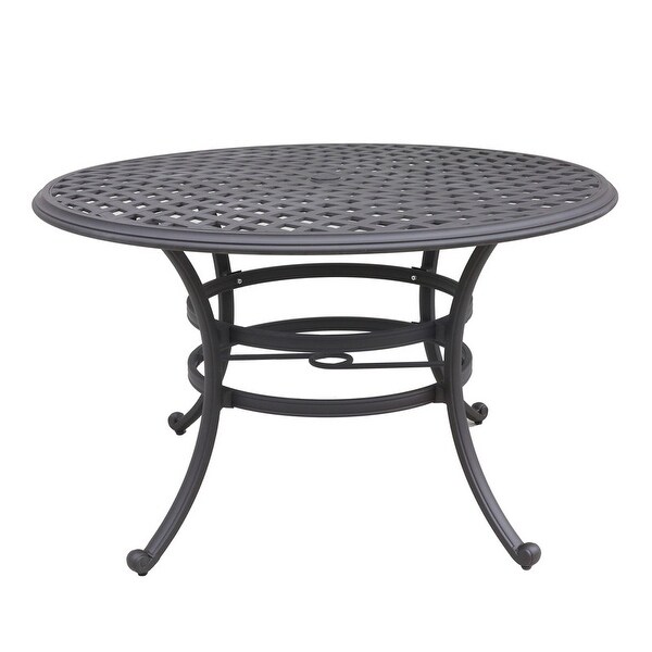 Torino Aluminum 49 Inch Round Dining Table