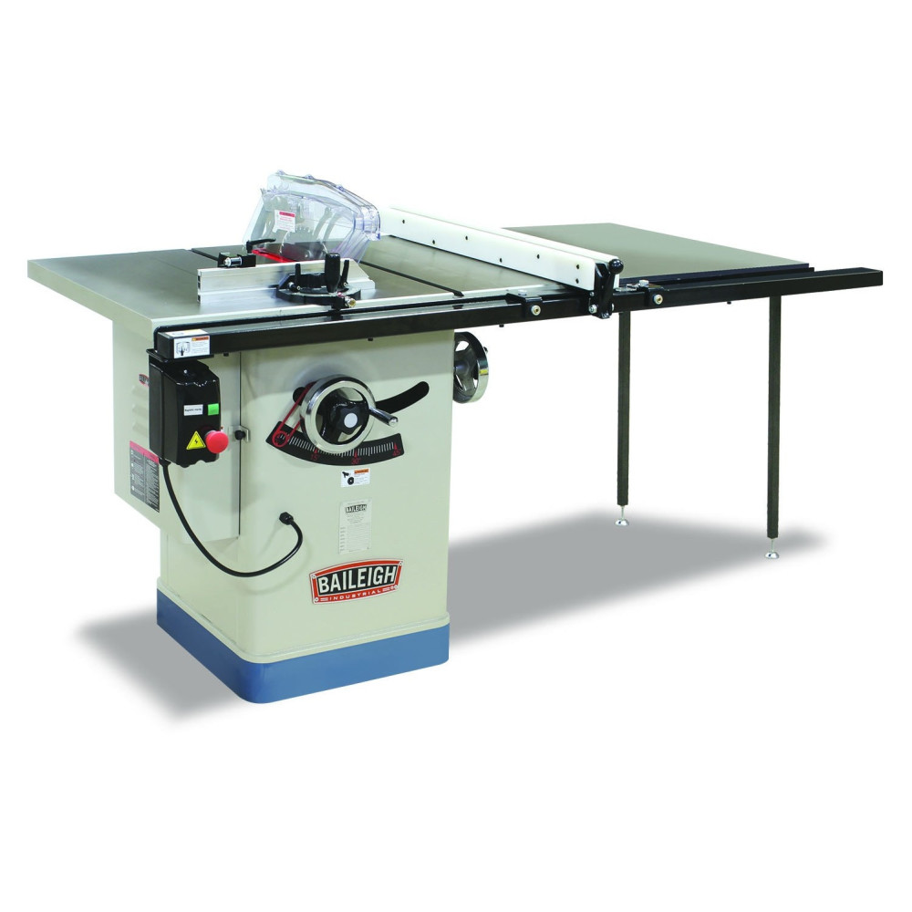 Baileigh TS-1040E-50 Entry Level Cabinet Table Saw 220V 10 ;