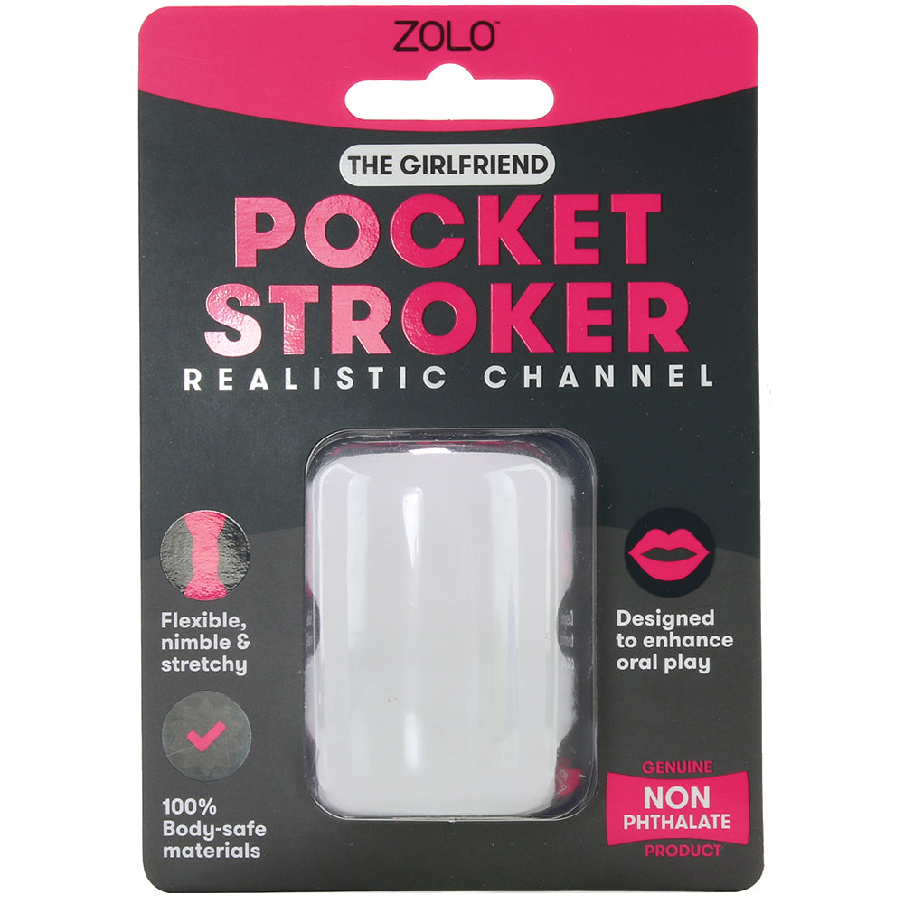 The Girlfriend Realistic Pocket Stroker in Clear