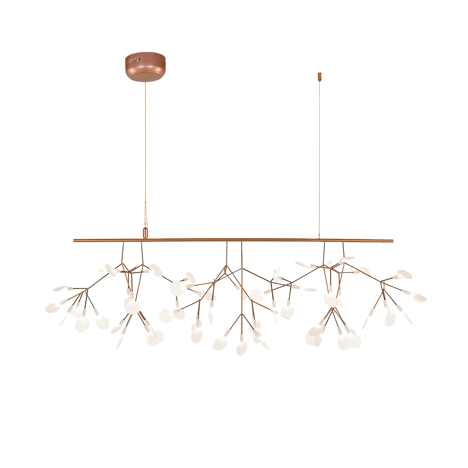 Rose Gold Firefly LED Chandelier