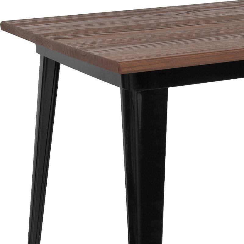 Flash Furniture Rectangular Mixed Media Dining Table