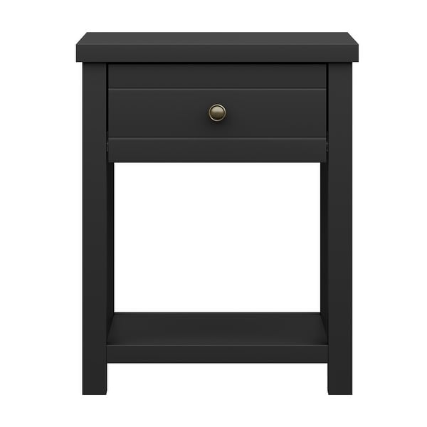 Living Essentials by Hillsdale Harmony 1-Drawer Wood Accent Table - 23.25H x 18.5W x 15.75D