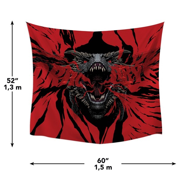 Game Of Thrones Dragon Kids x27 Tapestry Black red Roommates